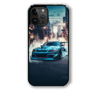 coque de téléphone blue drift town