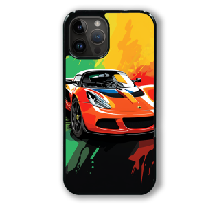 coque de téléphone paint lotus red