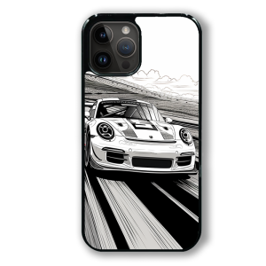 coque de téléphone porsche racing draw
