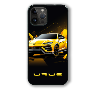 coque de téléphone urus yellow modern