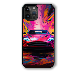 coque de téléphone Pink Aston Martin Art