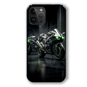 coque de téléphone moto 2 green kawasaki