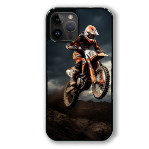 coque de téléphone orange cross