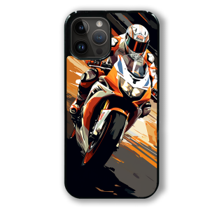 coque de téléphone vector orange moto