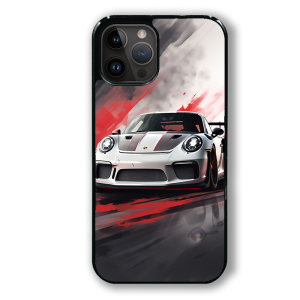 coque de téléphone porsche paint red