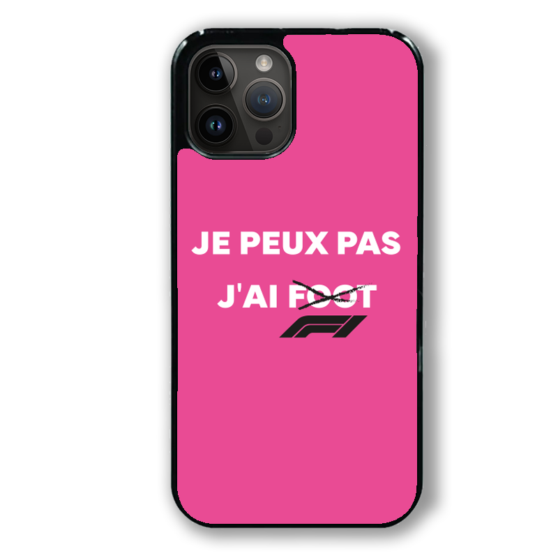 coque de téléphone je peux pas j'ai f1 rose coque de téléphone je peux pas j'ai f1 rose