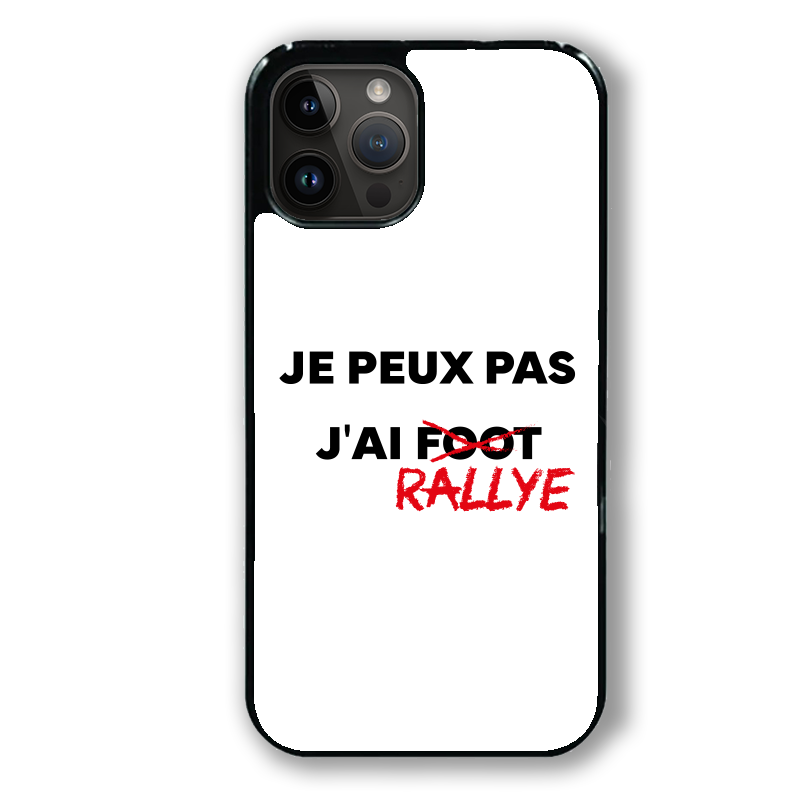 coque de téléphone je peux pas j'ai rallye blanc coque de téléphone je peux pas j'ai rallye blanc
