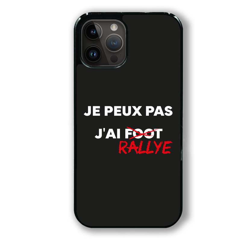 coque de téléphone je peux pas j'ai rallye noir coque de téléphone je peux pas j'ai rallye noir