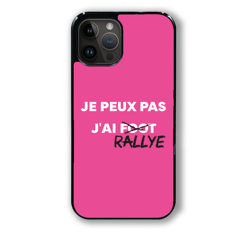coque de téléphone je peux pas j'ai rallye rose coque de téléphone je peux pas j'ai rallye rose
