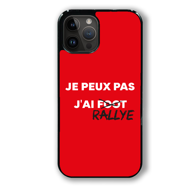 coque de téléphone je peux pas j'ai rallye rouge coque de téléphone je peux pas j'ai rallye rouge